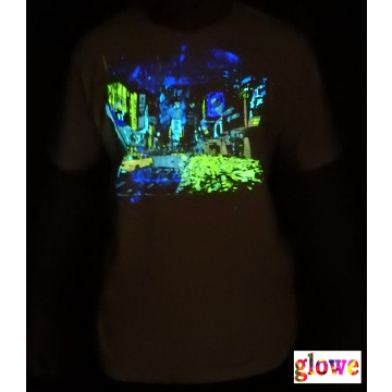camisata New york fosforescente glowe brilha no escuro