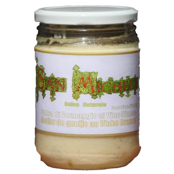 Molho queijo com Vinho Branco