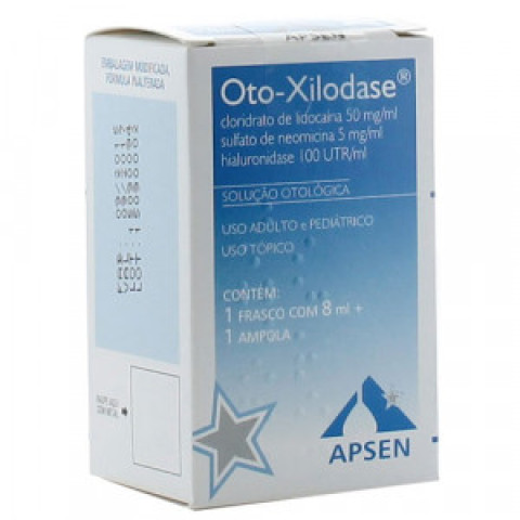 Oto-Xilodase Solução Otológica 8mL