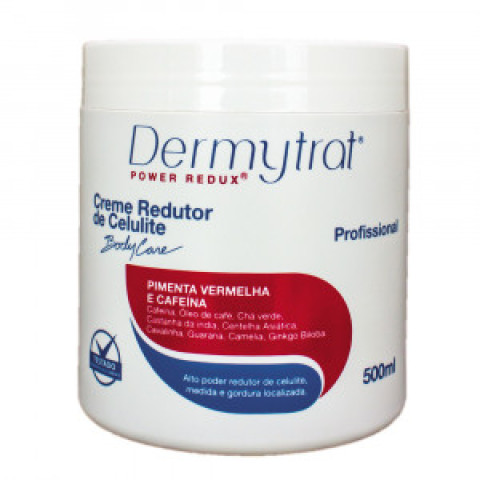 Creme Redutor Celulite Pimenta Verm e Cafeína Dermytrat 500g